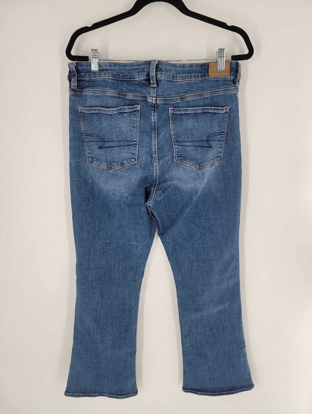 American Eagle Outfitters Women's Blue Boot Cut Jeans Size 14 - Picture 5 of 5